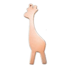 Kobberfigur, giraf